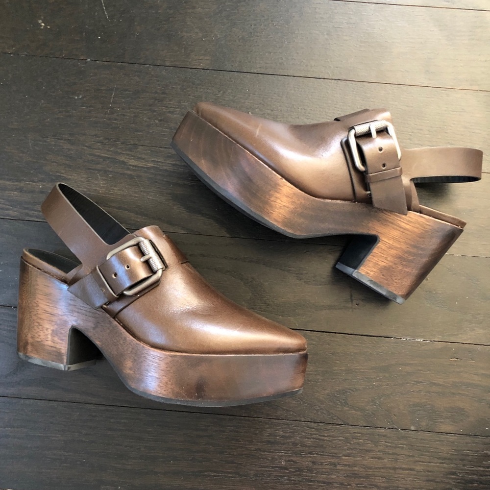 All Saints Platform Clogs